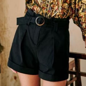 Sezane - Romeo Shorts - US 4 / FR 36 - Black